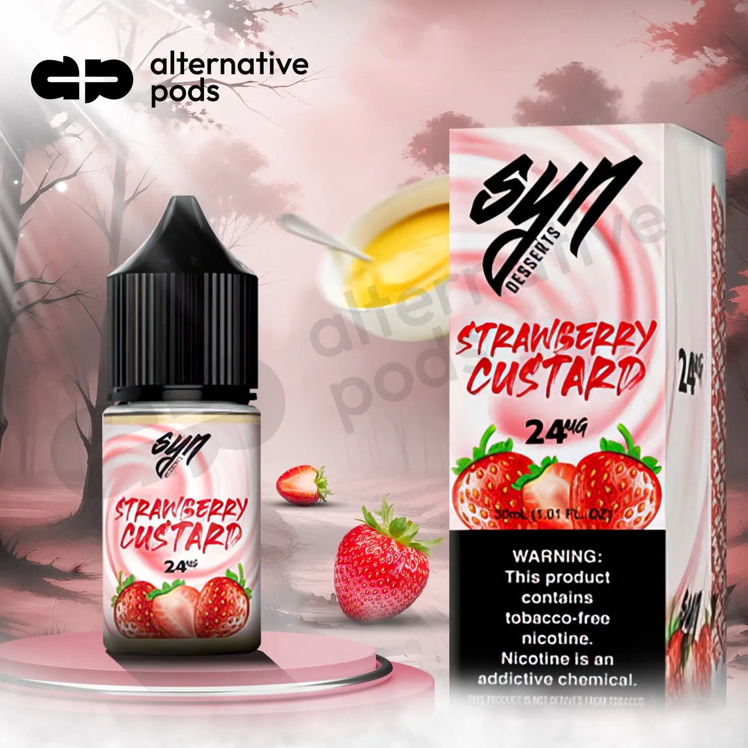 Syn Desserts Liquids Synthetic Nicotine Salt E-Liquid 30ML - Alternative pods | Online Vape & Smoke Shop