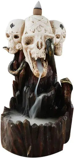 THS Backflow Triple Skull  Incense Burner - Alternative pods | Online Vape & Smoke Shop