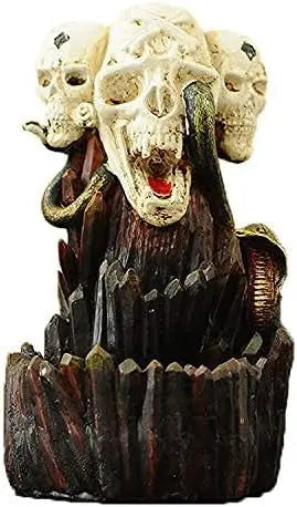 THS Backflow Triple Skull  Incense Burner - Alternative pods | Online Vape & Smoke Shop