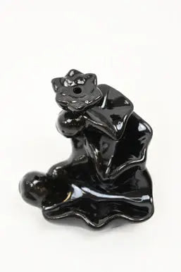 THS Black Backflow Ceramic Incense Burner Assorted Styles This Head Shop