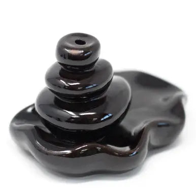 THS Black Backflow Ceramic Incense Burner Assorted Styles This Head Shop