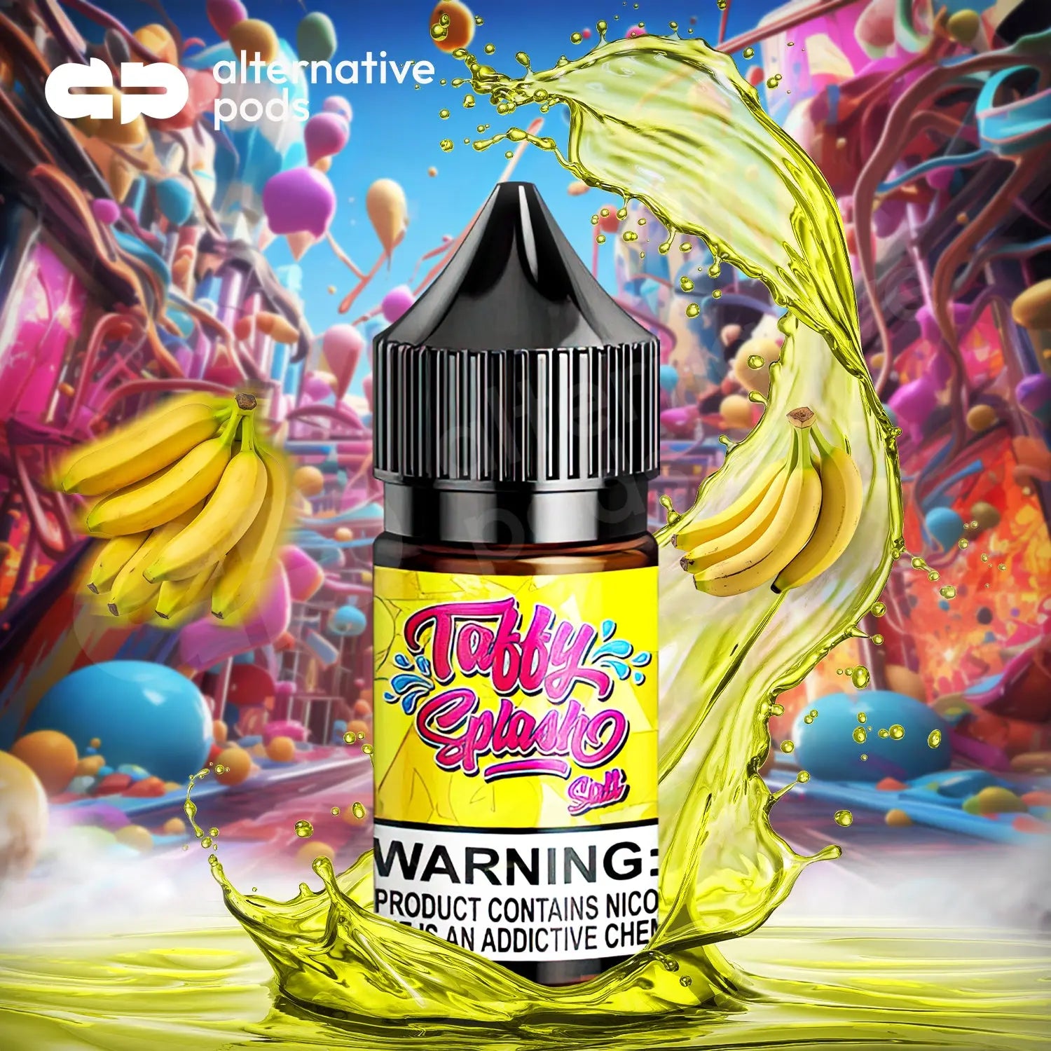 Taffy Splash Nicotine Salt E-Liquid By Fast Eddie's Vape 30ML - Alternative pods | Online Vape & Smoke Shop