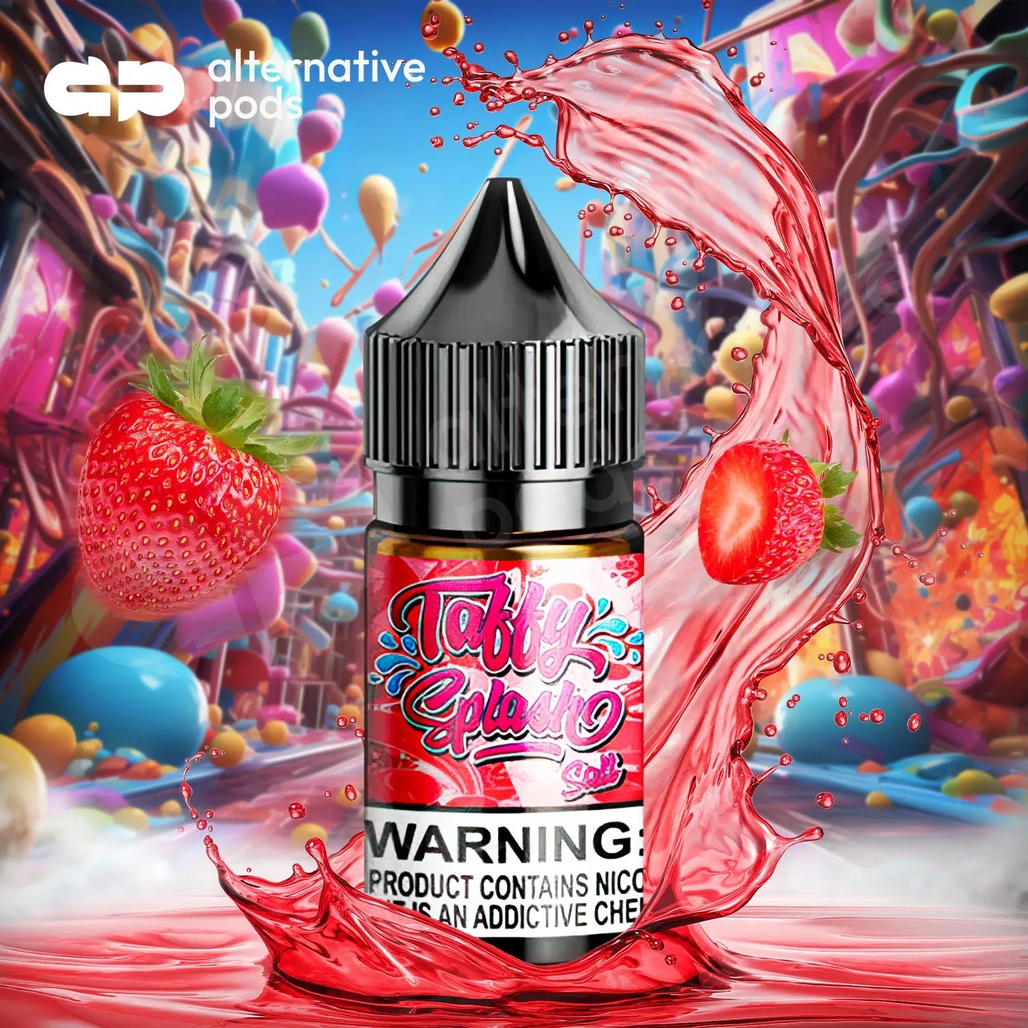 Taffy Splash Nicotine Salt E-Liquid By Fast Eddie's Vape 30ML - Alternative pods | Online Vape & Smoke Shop