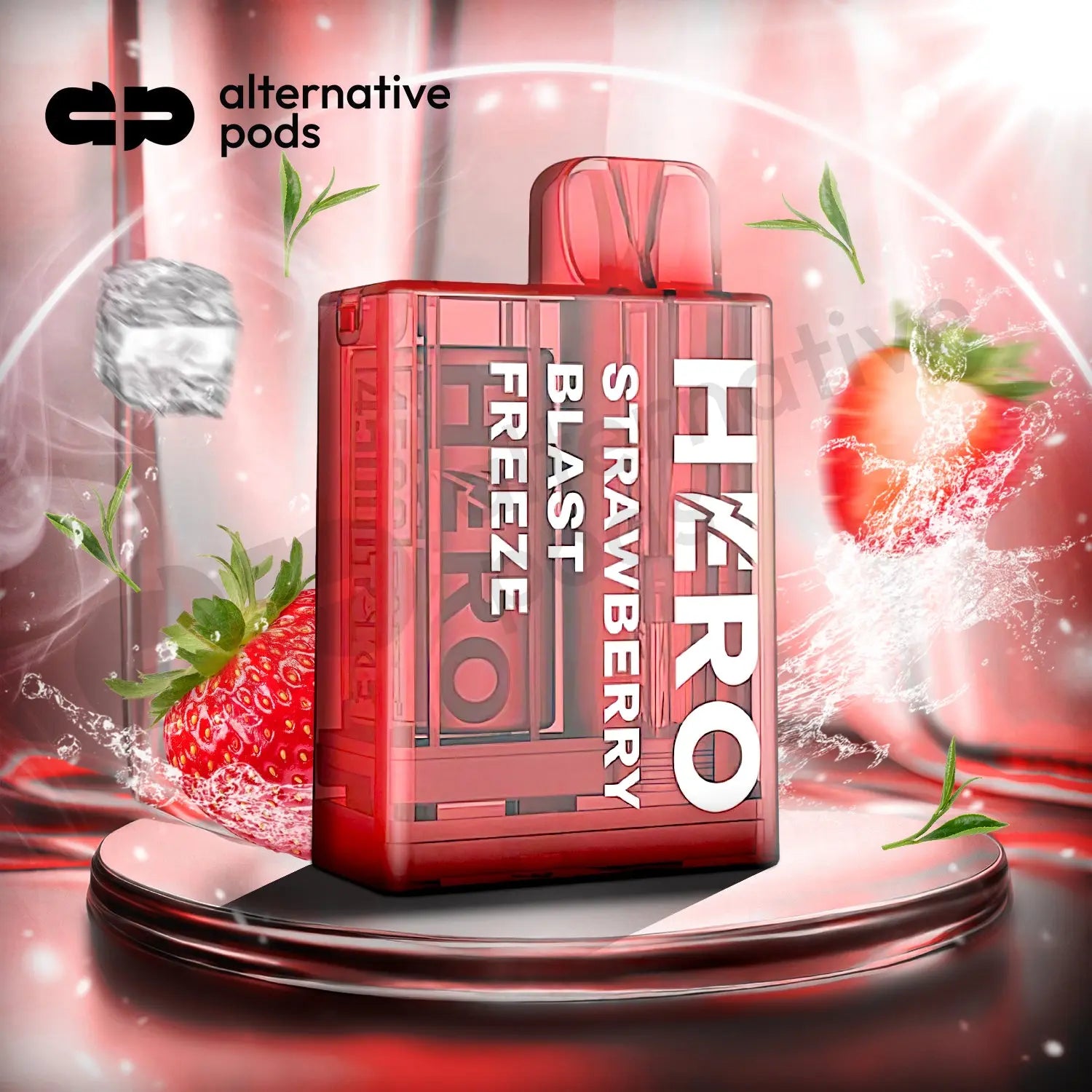 Take Off HERO Disposable Vape - Strawberry Blast Freeze 