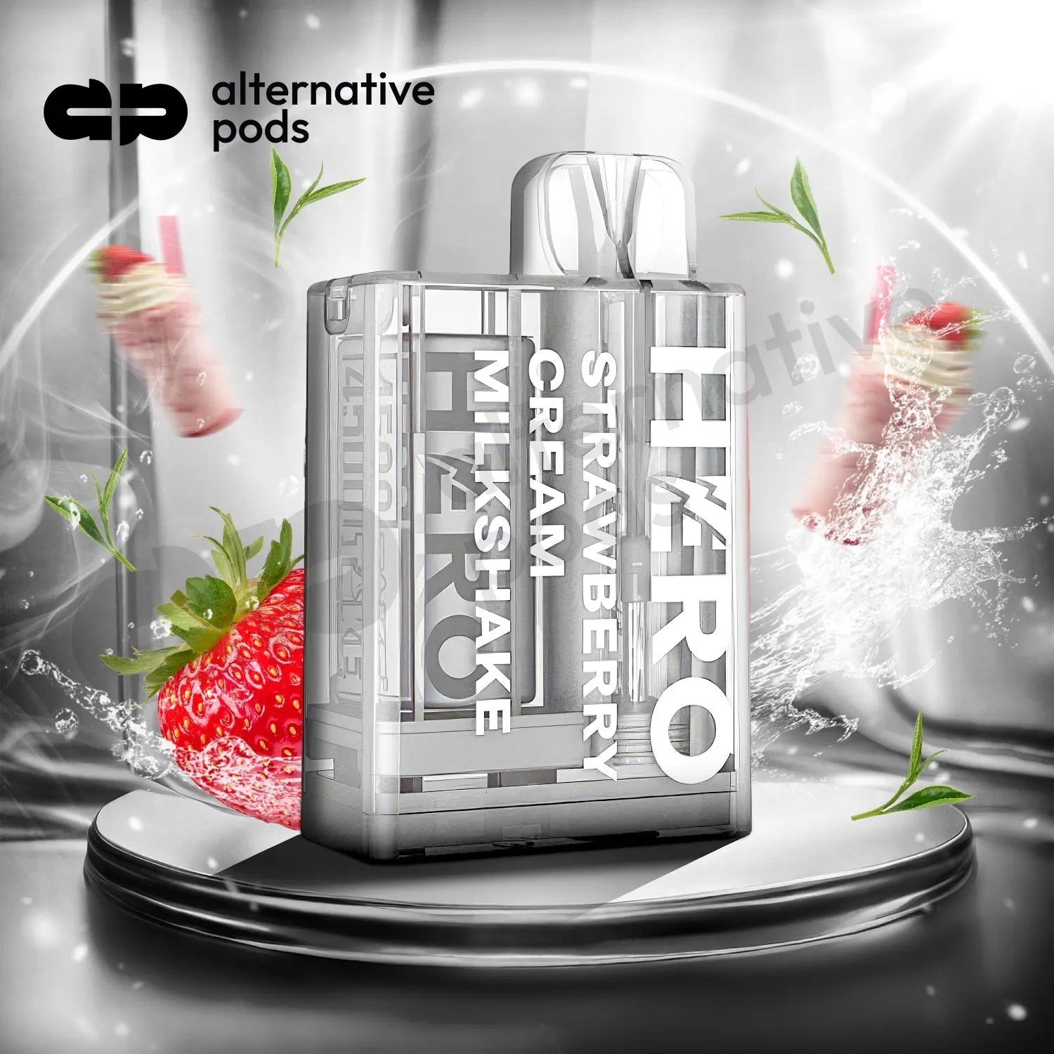 Take Off HERO Disposable Vape - Strawberry Cream Milkshake 