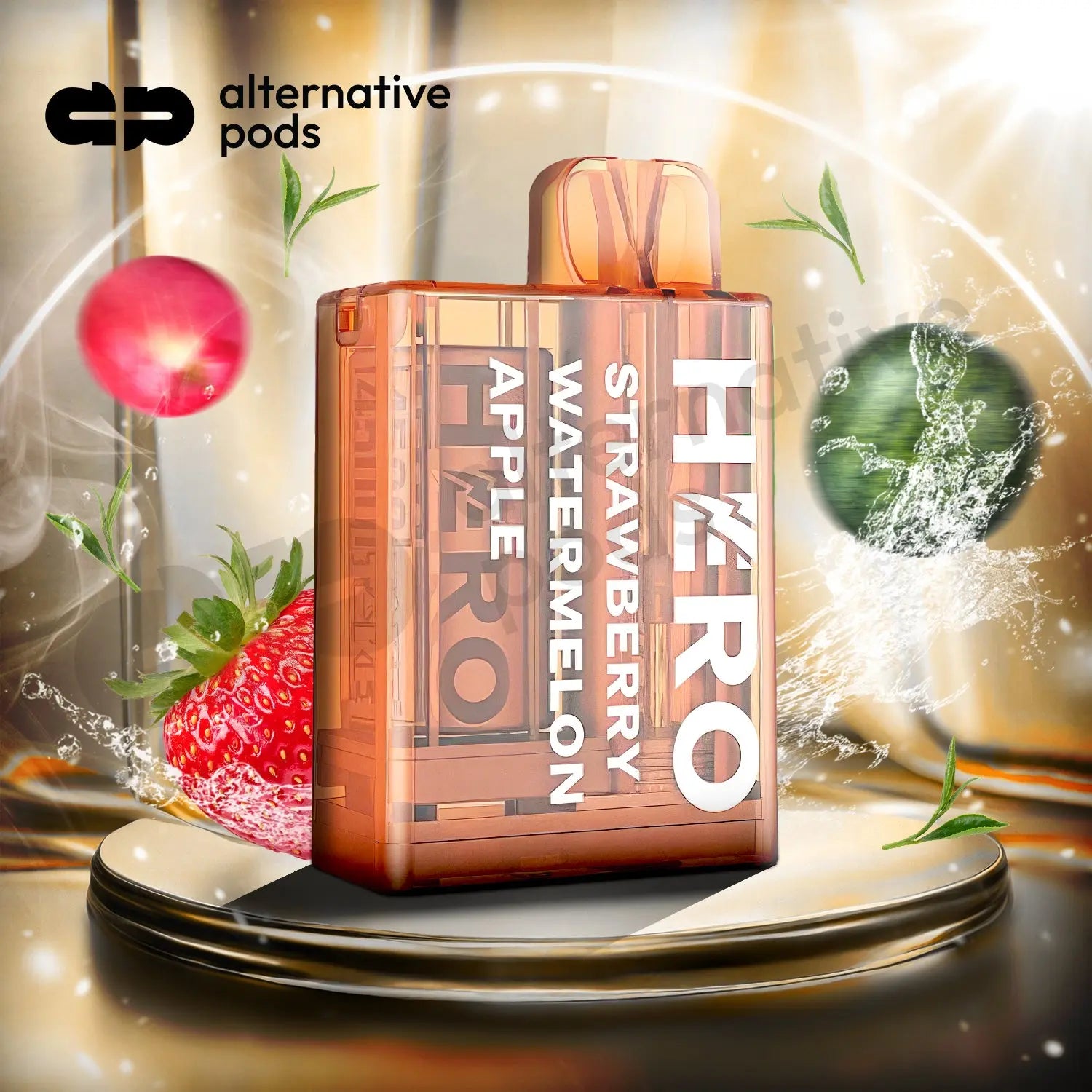 Take Off HERO Disposable Vape - Strawberry Watermelon Apple 