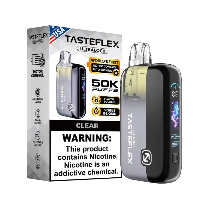 TasteFlex UltraLock 50K Disposable - Clear 