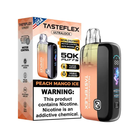 TasteFlex UltraLock 50K Disposable - Peach Mango Ice 
