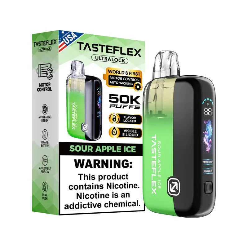 TasteFlex UltraLock 50K Disposable - Sour Apple Ice 