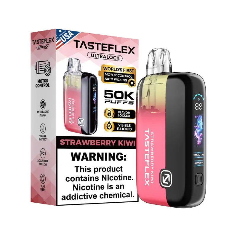 TasteFlex UltraLock 50K Disposable - Strawberry Kiwi 