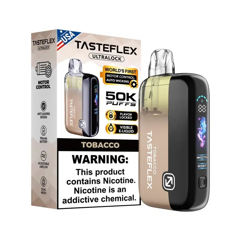 TasteFlex UltraLock 50K Disposable - Tobacco 