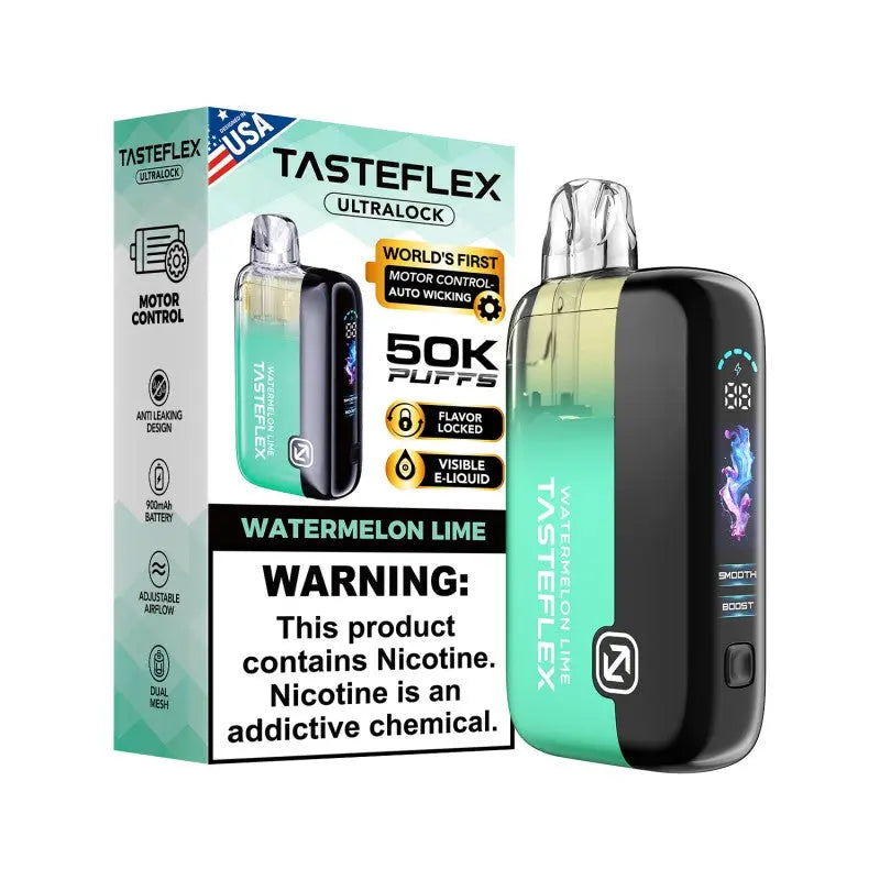 TasteFlex UltraLock 50K Disposable - Watermelon Lime 