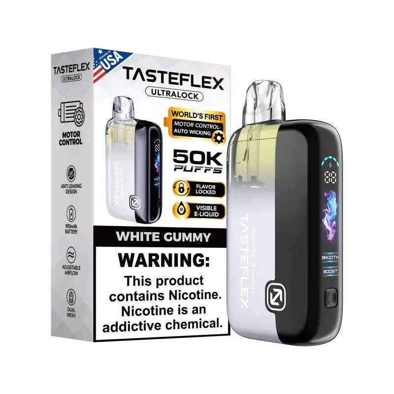 TasteFlex UltraLock 50K Disposable - White Gummy 