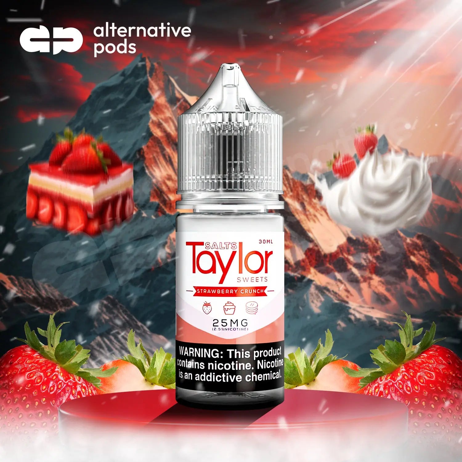 Taylor Flavors Nicotine Salt E-Liquid 30ML - Alternative pods | Online Vape & Smoke Shop