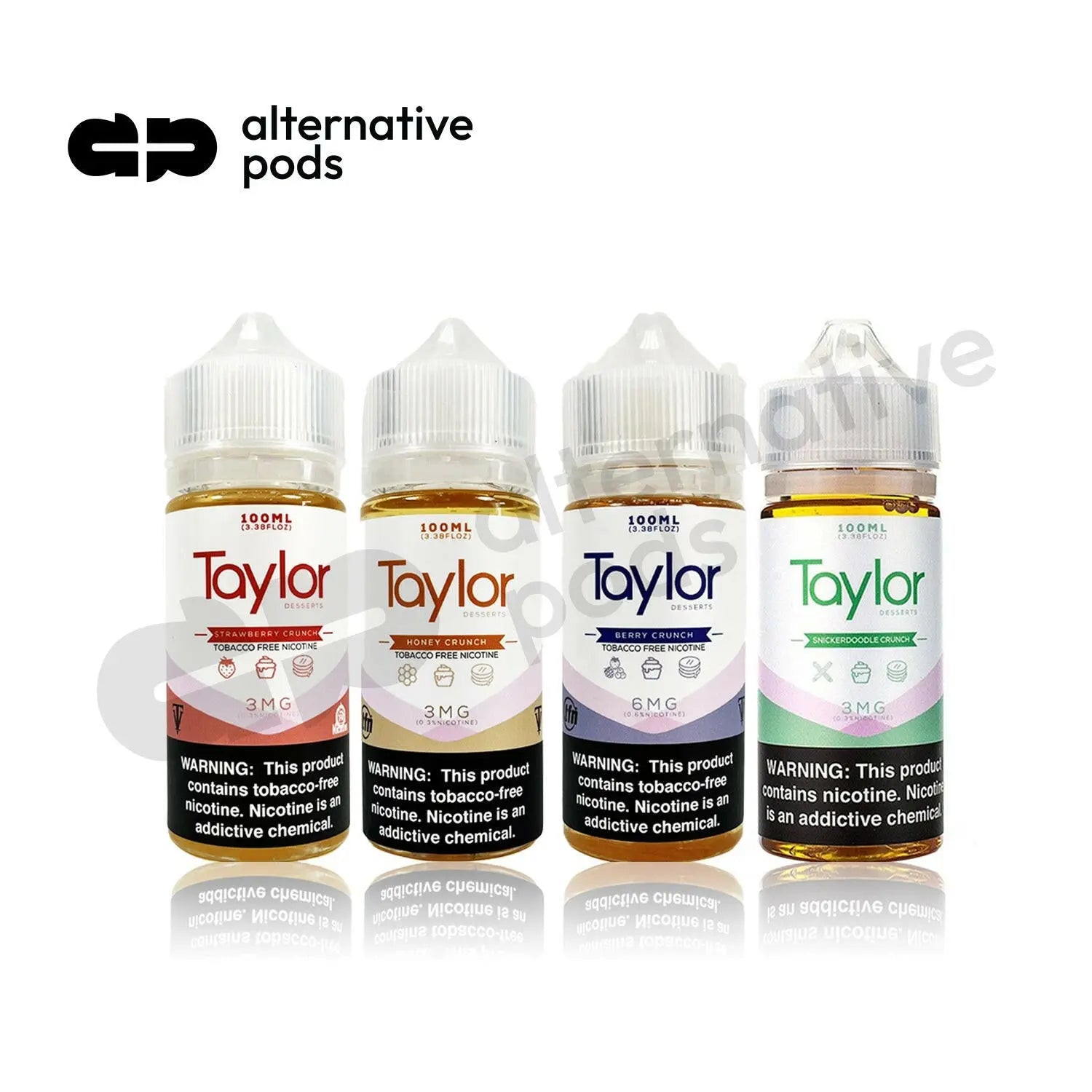 Taylor Flavors Synthetic Nicotine E-Liquid 100ML - Alternative pods | Online Vape & Smoke Shop