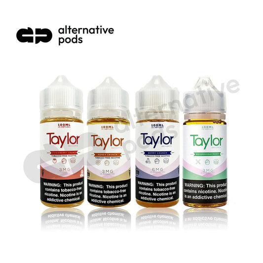 Taylor Flavors Synthetic Nicotine E-Liquid 100ML - Alternative pods | Online Vape & Smoke Shop