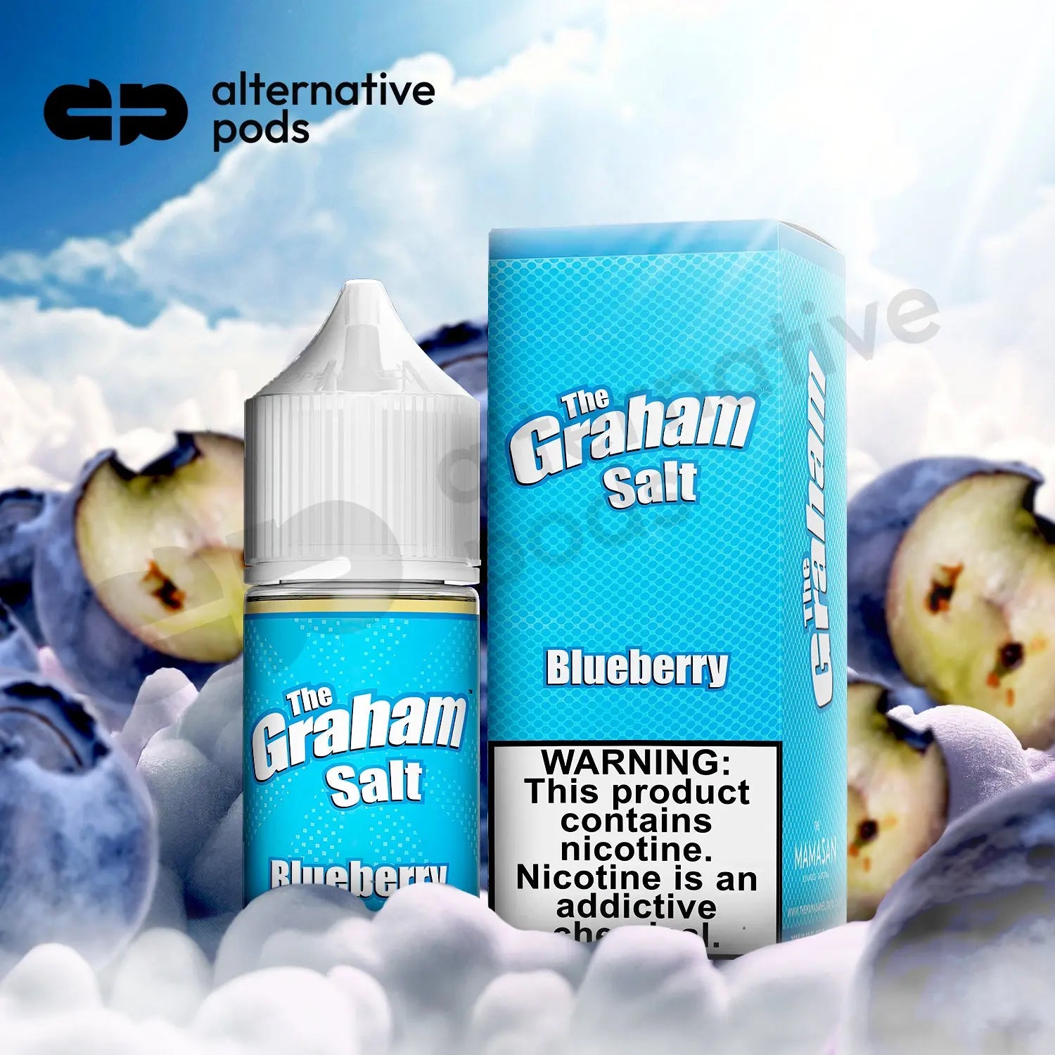 The Graham Salt By The Mamasan Salt Nicotine E-Liquid 30ML - Alternative pods | Online Vape & Smoke Shop