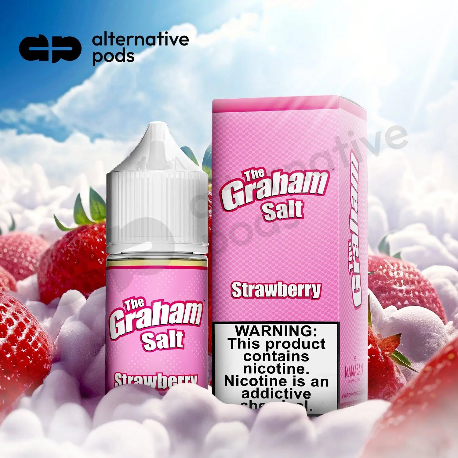 The Graham Salt By The Mamasan Salt Nicotine E-Liquid 30ML - Alternative pods | Online Vape & Smoke Shop