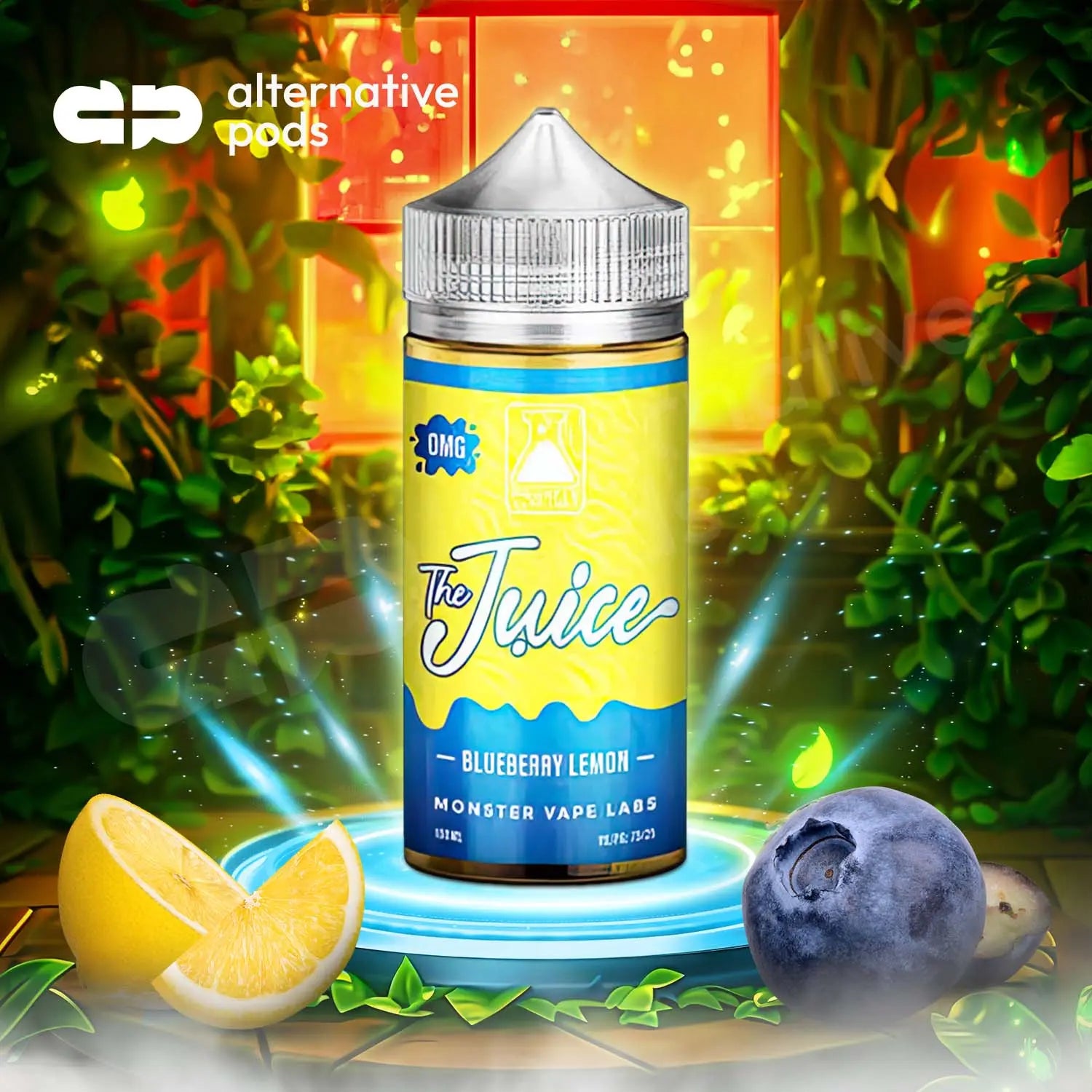 The Juice E-Liquid 100ML By Monster Vape Labs - Blueberry Lemon 