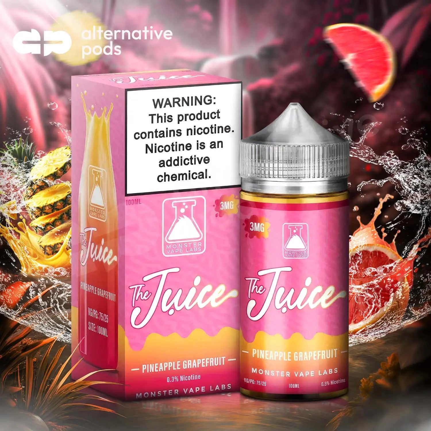 The Juice Synthetic E-Liquid 100ML By Monster Vape Labs Monster Vape Labs