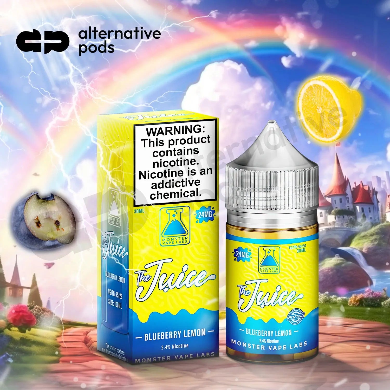 The Juice Synthetic Nicotine Salt E-Liquid 30ML By Monster Vape Labs - Alternative pods | Online Vape & Smoke Shop