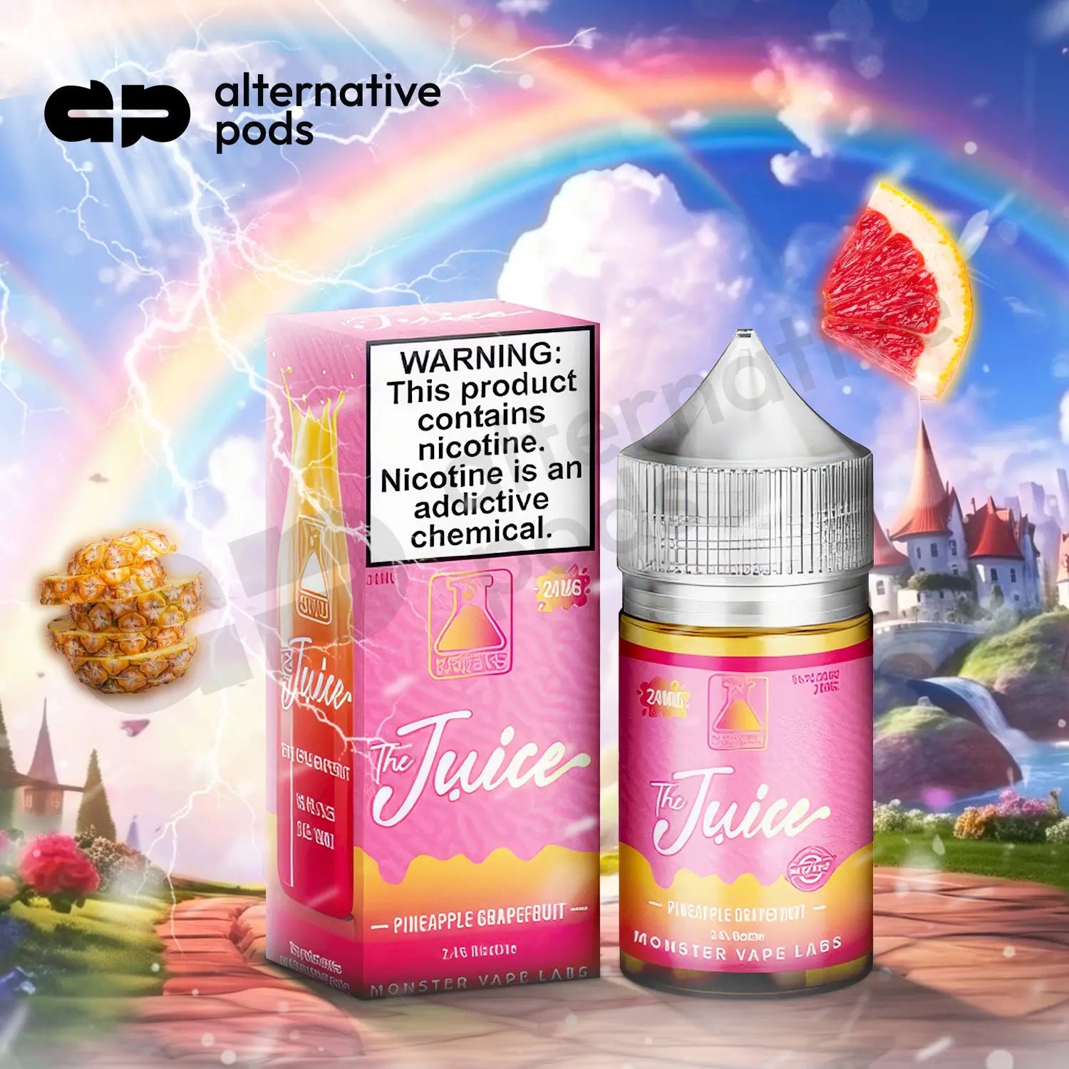 The Juice Synthetic Nicotine Salt E-Liquid 30ML By Monster Vape Labs - Alternative pods | Online Vape & Smoke Shop