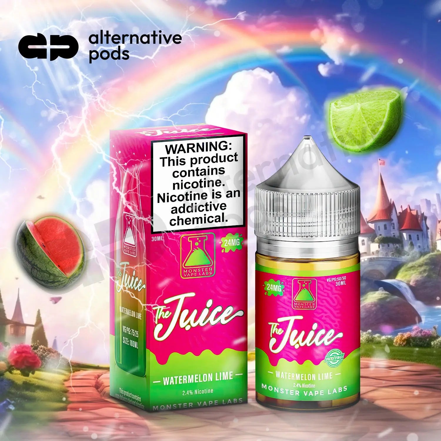 The Juice Synthetic Nicotine Salt E-Liquid 30ML By Monster Vape Labs - Alternative pods | Online Vape & Smoke Shop