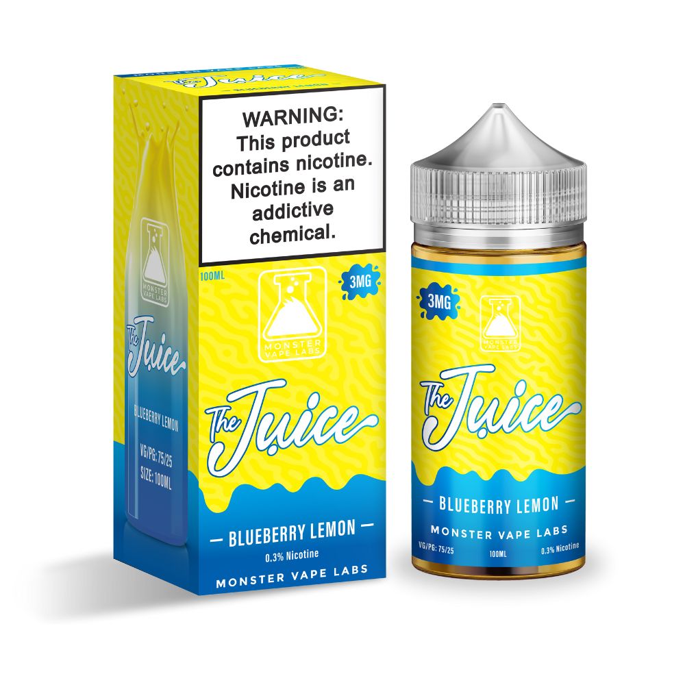 The Juice Synthetic E-Liquid 100ML By Monster Vape Labs Blueberry Lemon
