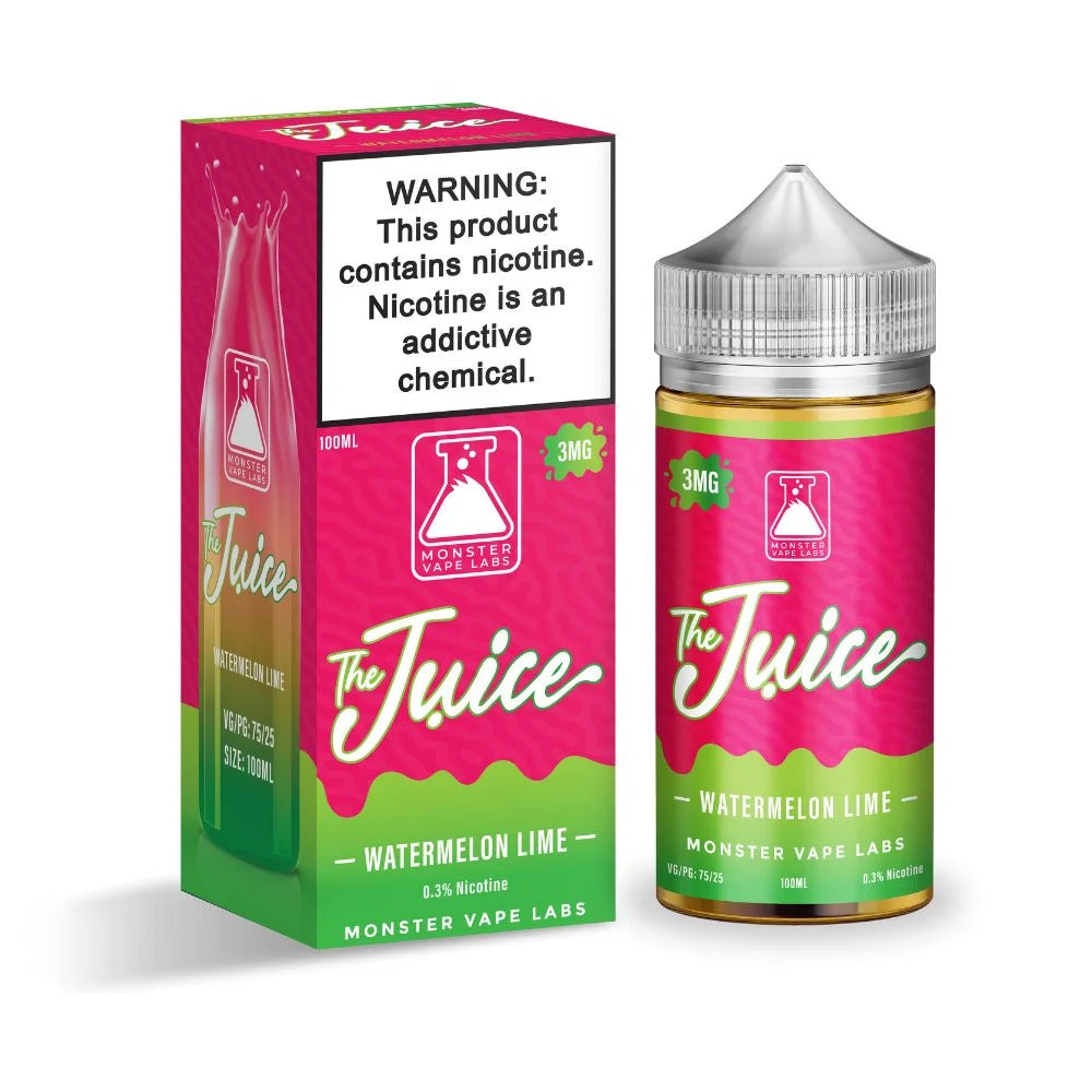 The Juice Synthetic E-Liquid 100ML By Monster Vape Labs Watermelon Lime