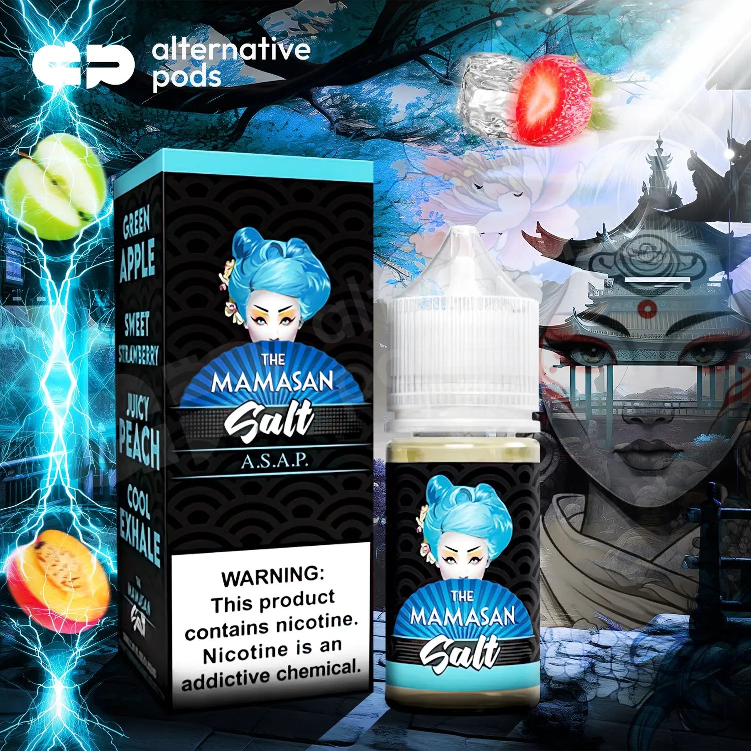 The Mamasan Salt Nicotine Salt E-Liquid 30ML - Alternative pods | Online Vape & Smoke Shop