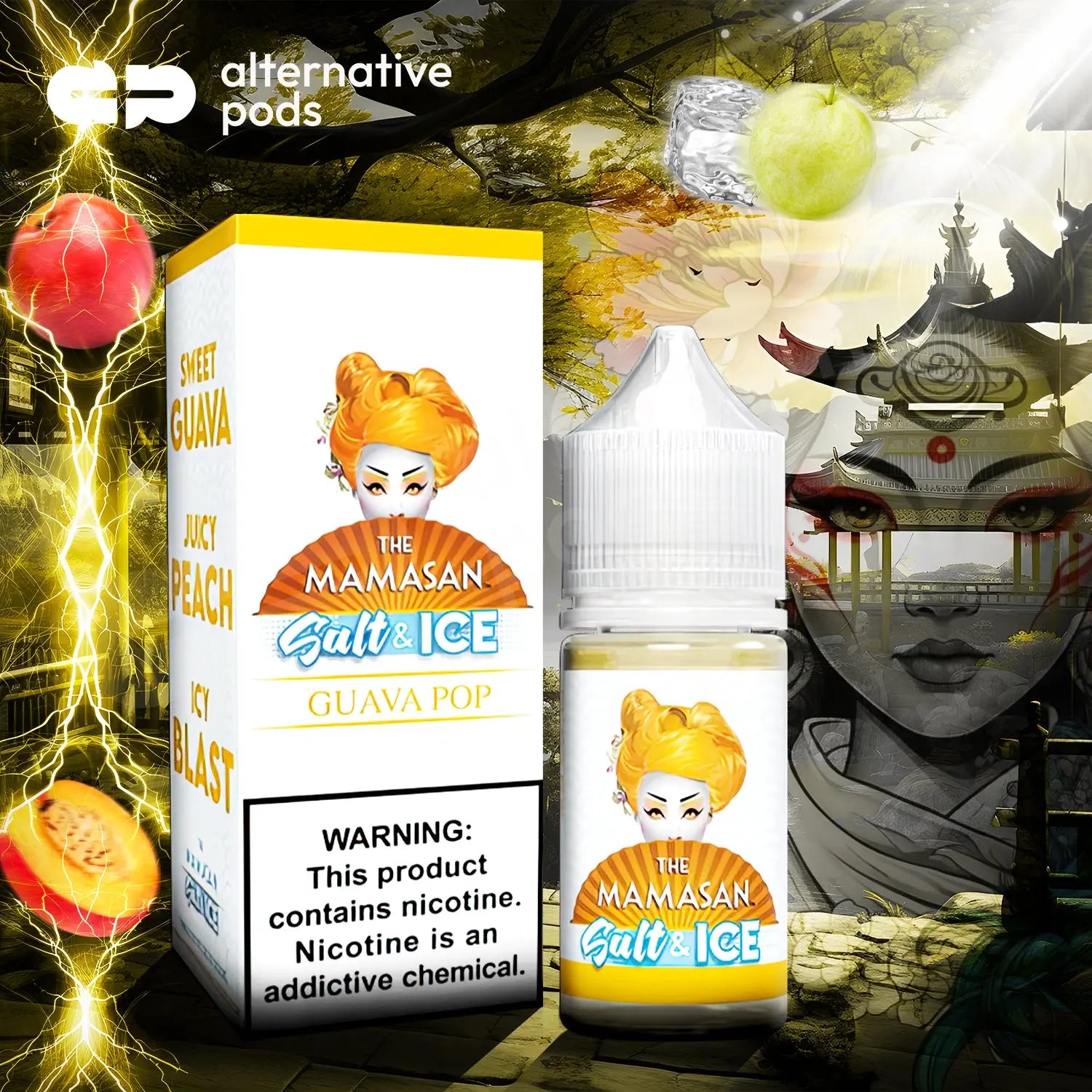 The Mamasan Salt Nicotine Salt E-Liquid 30ML - Alternative pods | Online Vape & Smoke Shop