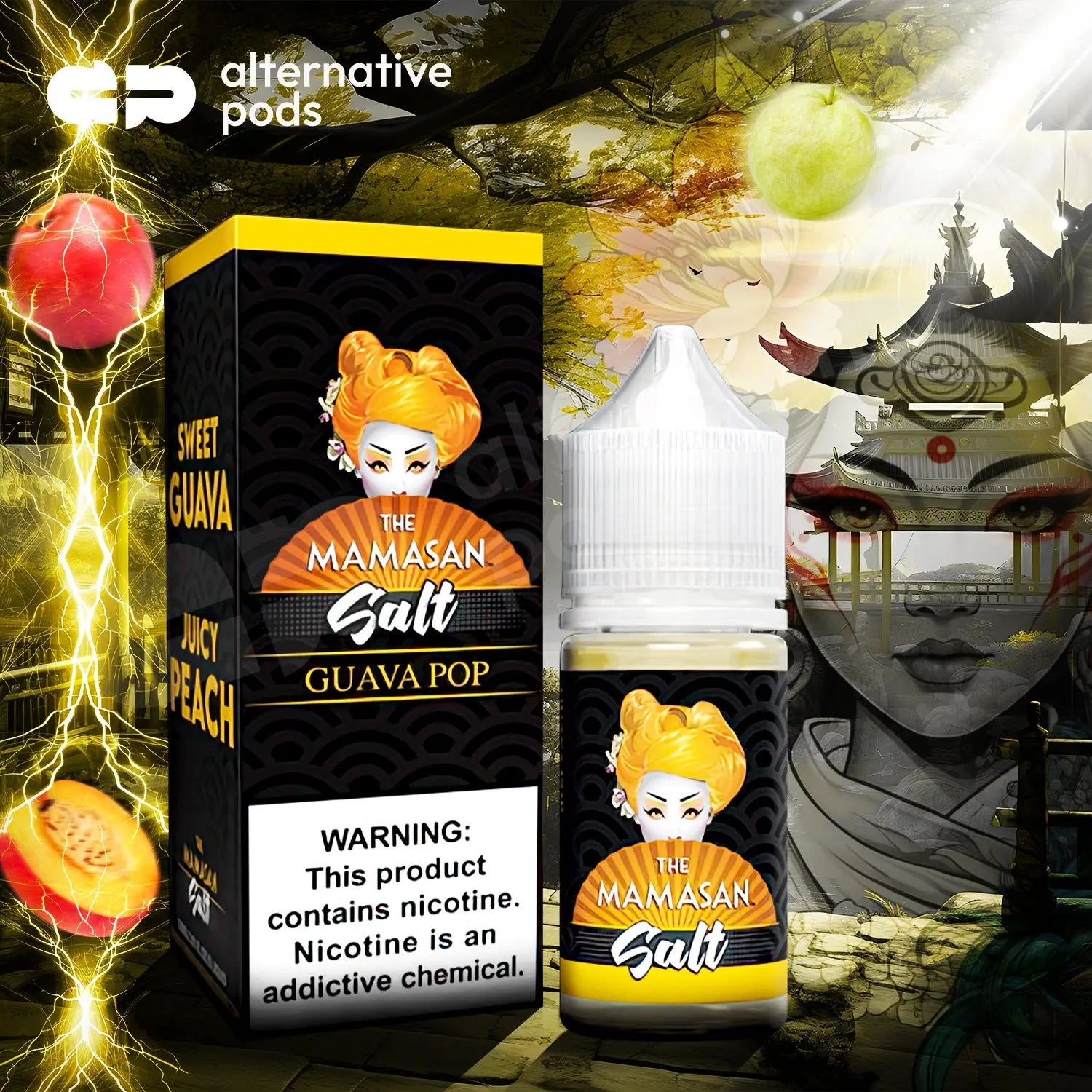 The Mamasan Salt Nicotine Salt E-Liquid 30ML - Alternative pods | Online Vape & Smoke Shop