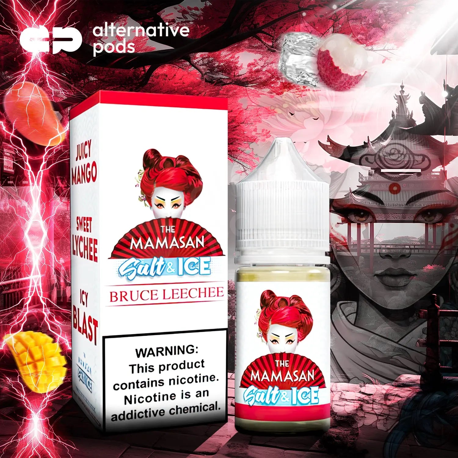 The Mamasan Salt Nicotine Salt E-Liquid 30ML - Alternative pods | Online Vape & Smoke Shop