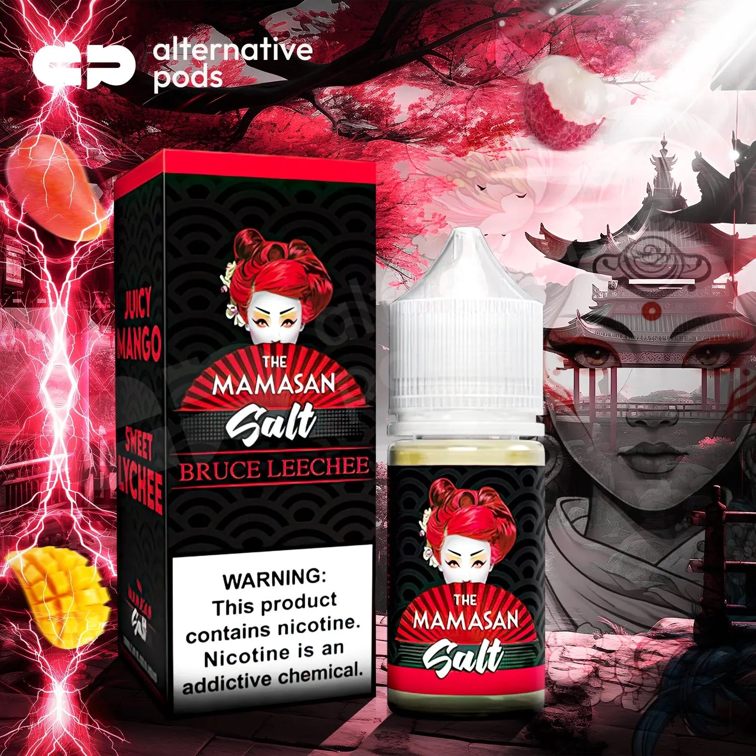 The Mamasan Salt Nicotine Salt E-Liquid 30ML - Alternative pods | Online Vape & Smoke Shop