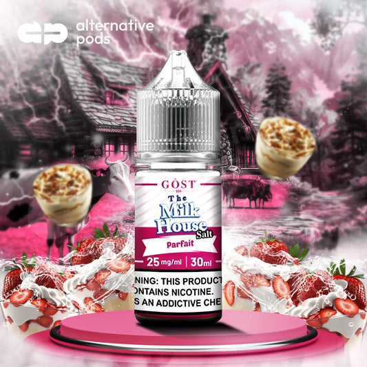 The Milk House Salt By Gost Vapor Nicotine Salt E-Liquid 30ML - Alternative pods | Online Vape & Smoke Shop