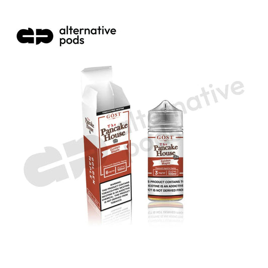 The Pancake House By Gost Vapor Synthetic Nicotine E-Liquid 100ML - Alternative pods | Online Vape & Smoke Shop