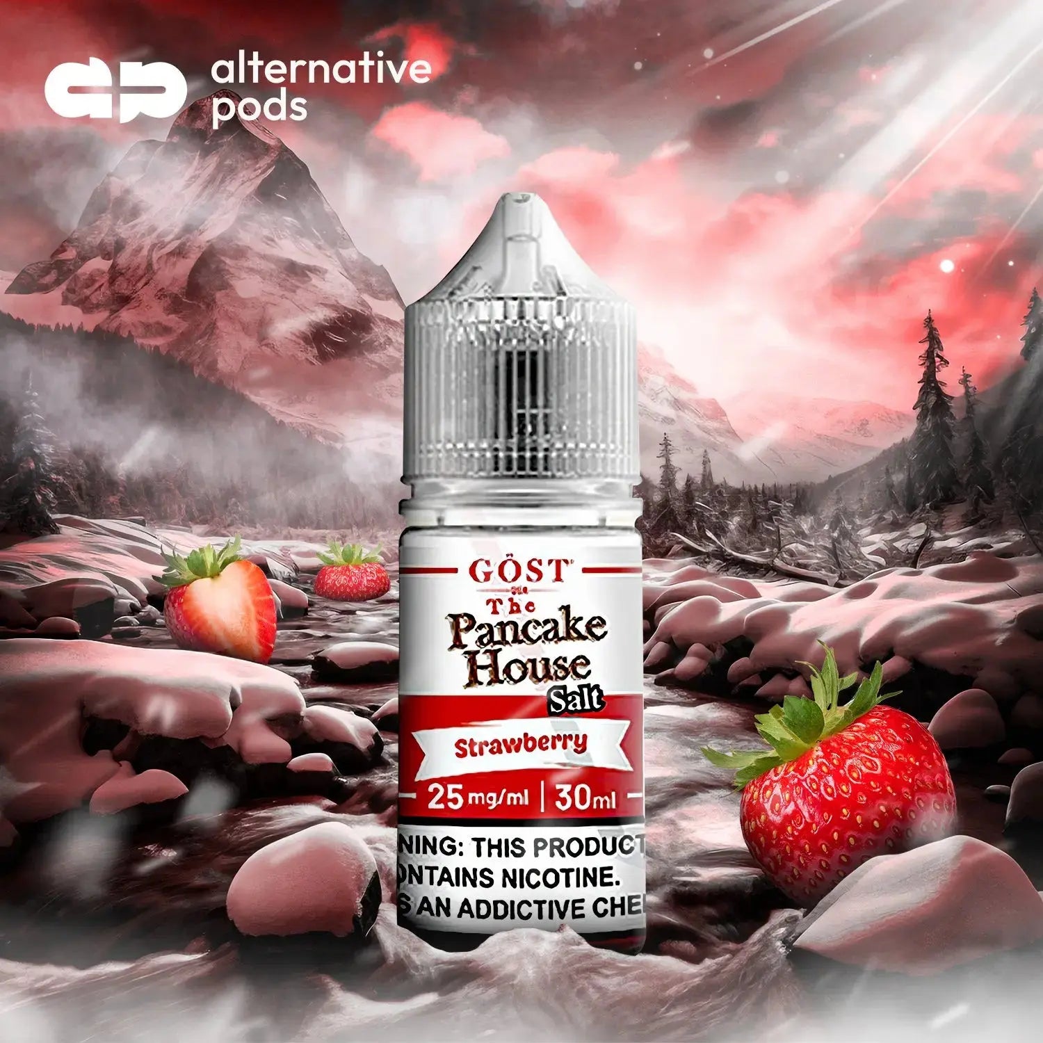 The Pancake House Salt By Gost Vapor Synthetic Nicotine Salt E-Liquid 30ML - Alternative pods | Online Vape & Smoke Shop