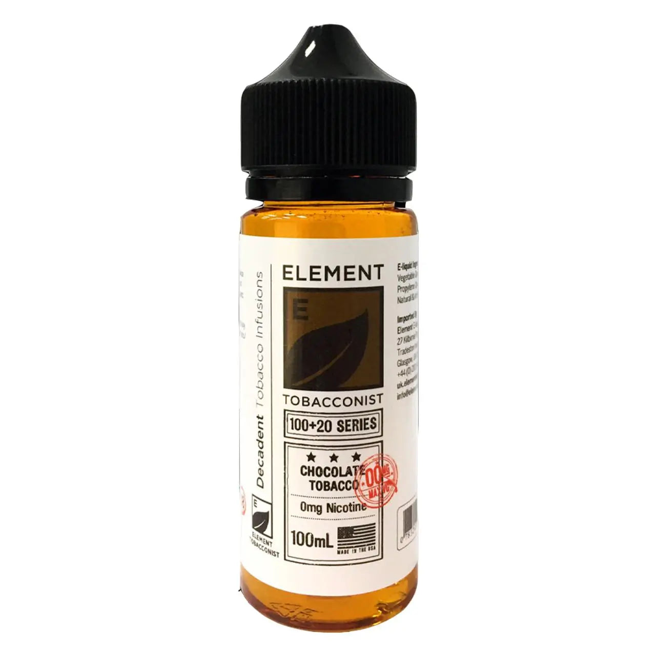 Tobacconist By Element E-Liquid 60ML - Alternative pods | Online Vape & Smoke Shop