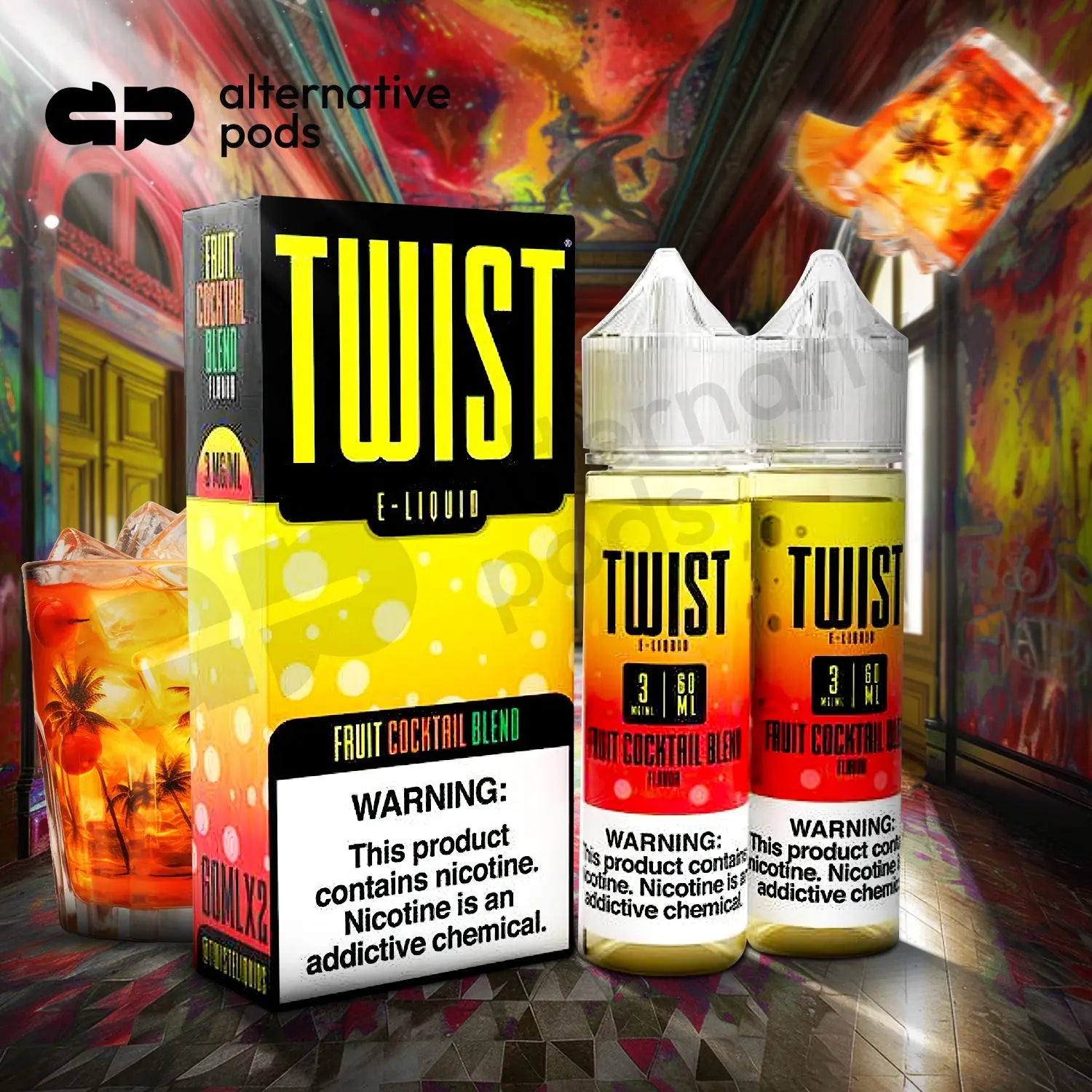 Twist E-Liquid 120ML (60ML x 2) Vape Juice Twist E-Liquid 120ML (60ML x 2) Vape Juice