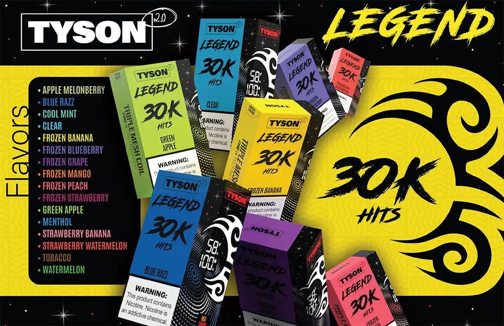 Tyson 2.0 Legend 30K Disposable Vape