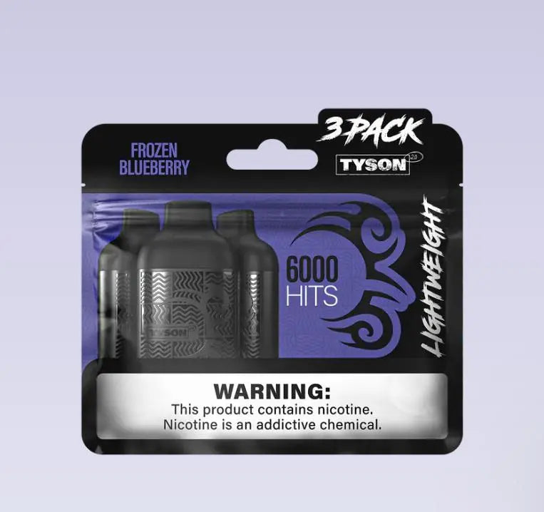 Tyson 2.0 Lightweight 6000 Hits - Frozen Blueberry 