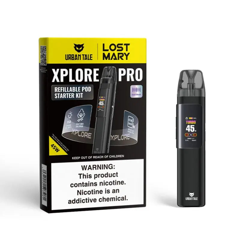 URBAN TALE x LOST MARY Xplore Pro Starter Kit - Black 