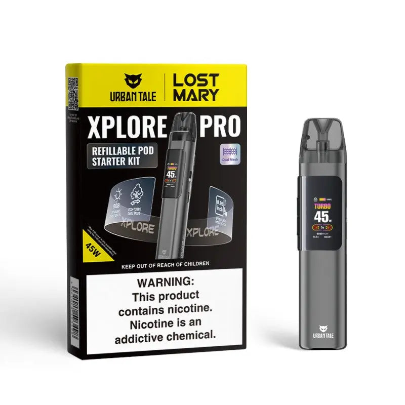 URBAN TALE x LOST MARY Xplore Pro Starter Kit - Gray 