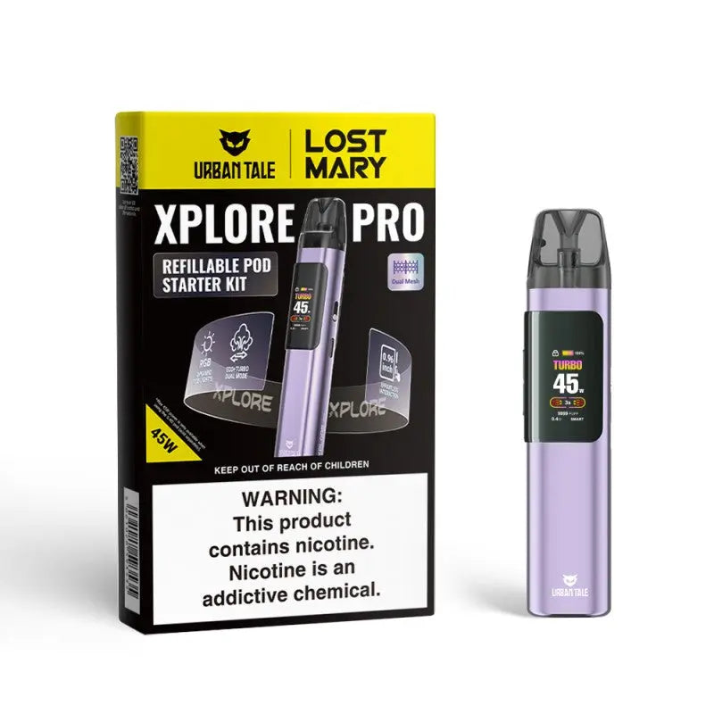 URBAN TALE x LOST MARY Xplore Pro Starter Kit - Purple 