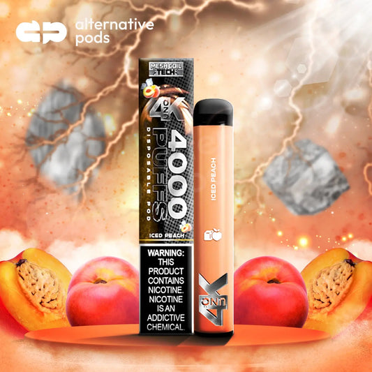 Uno 4K Disposable Vape - Iced Peach 