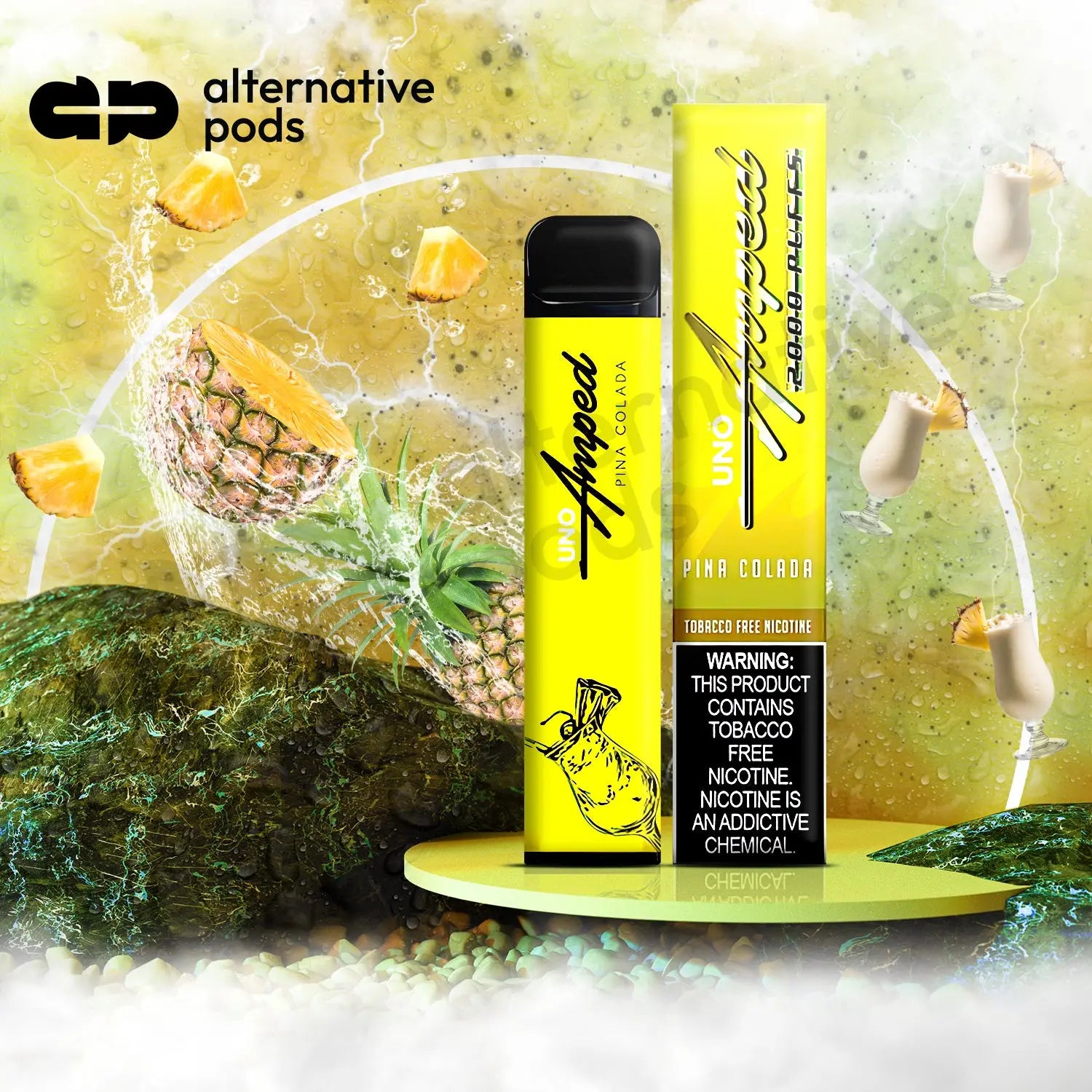 Uno Amped Disposable Vape - Pina Colada 
