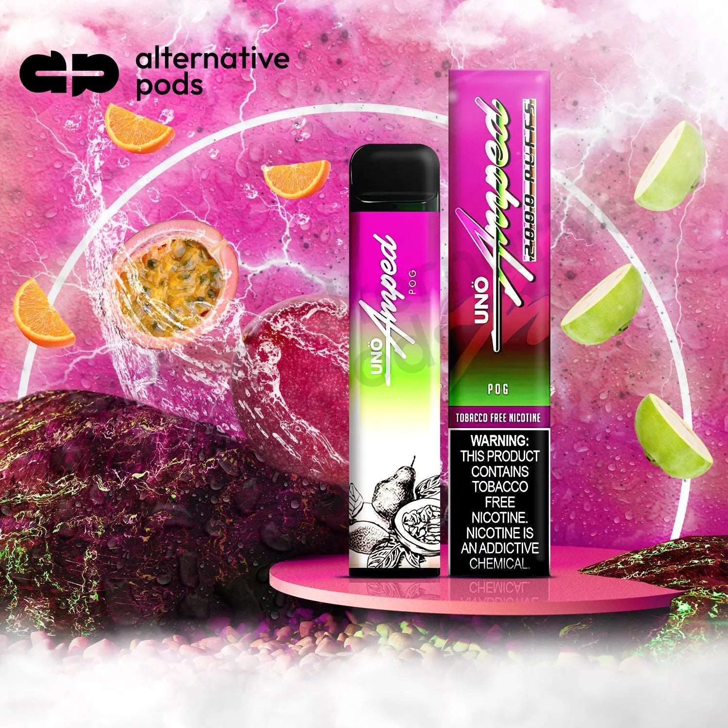 Uno Amped Disposable Vape - POG 