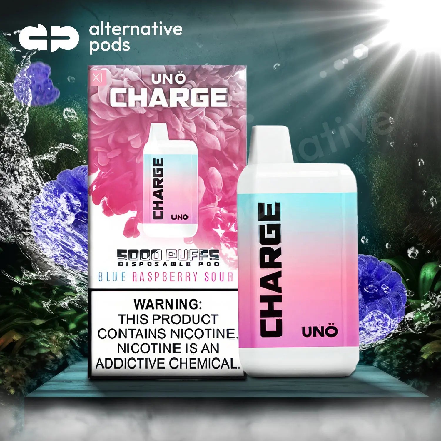 Uno Charge 5000 Puffs Disposable Vape - Alternative pods | Online Vape & Smoke Shop