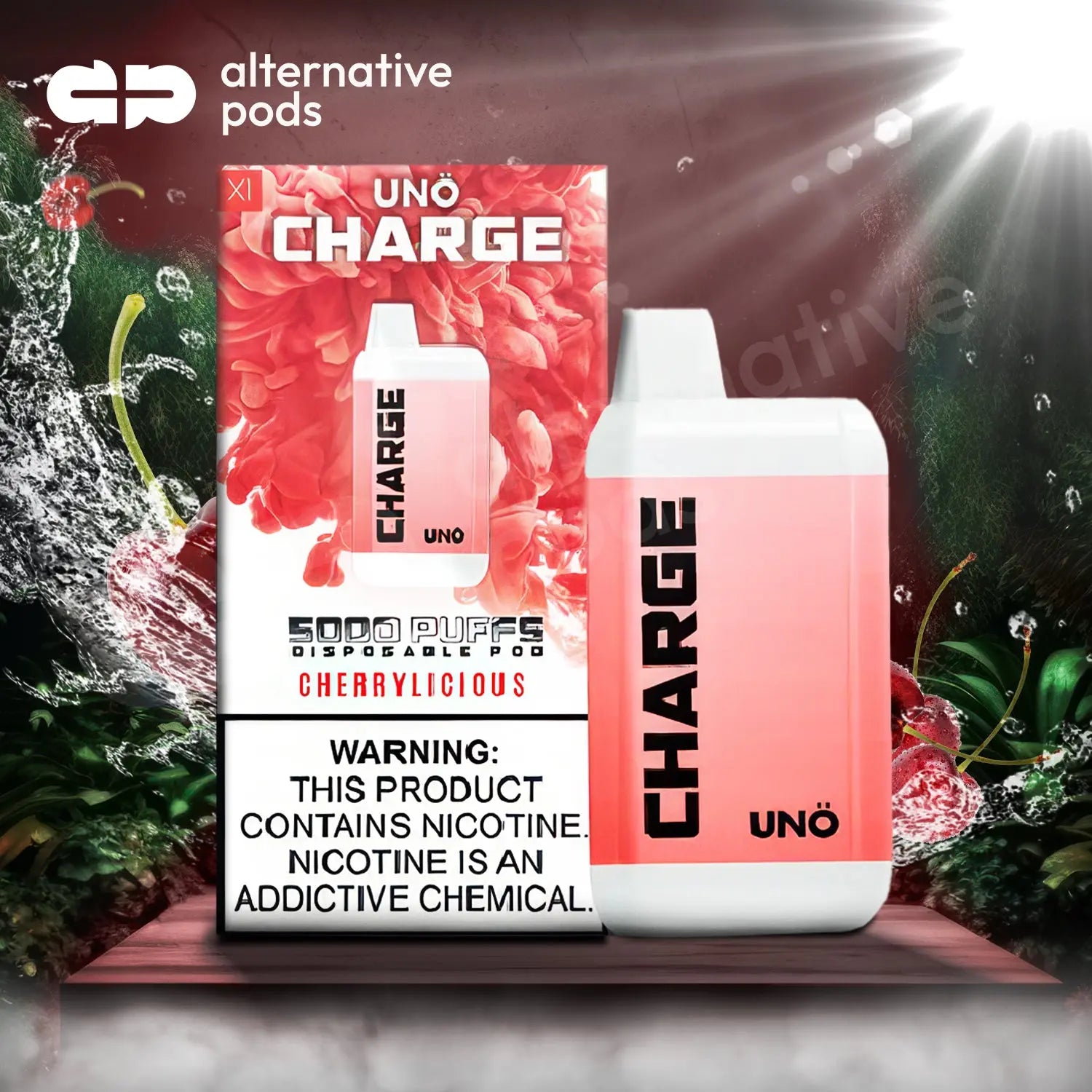 Uno Charge 5000 Puffs Disposable Vape - Alternative pods | Online Vape & Smoke Shop