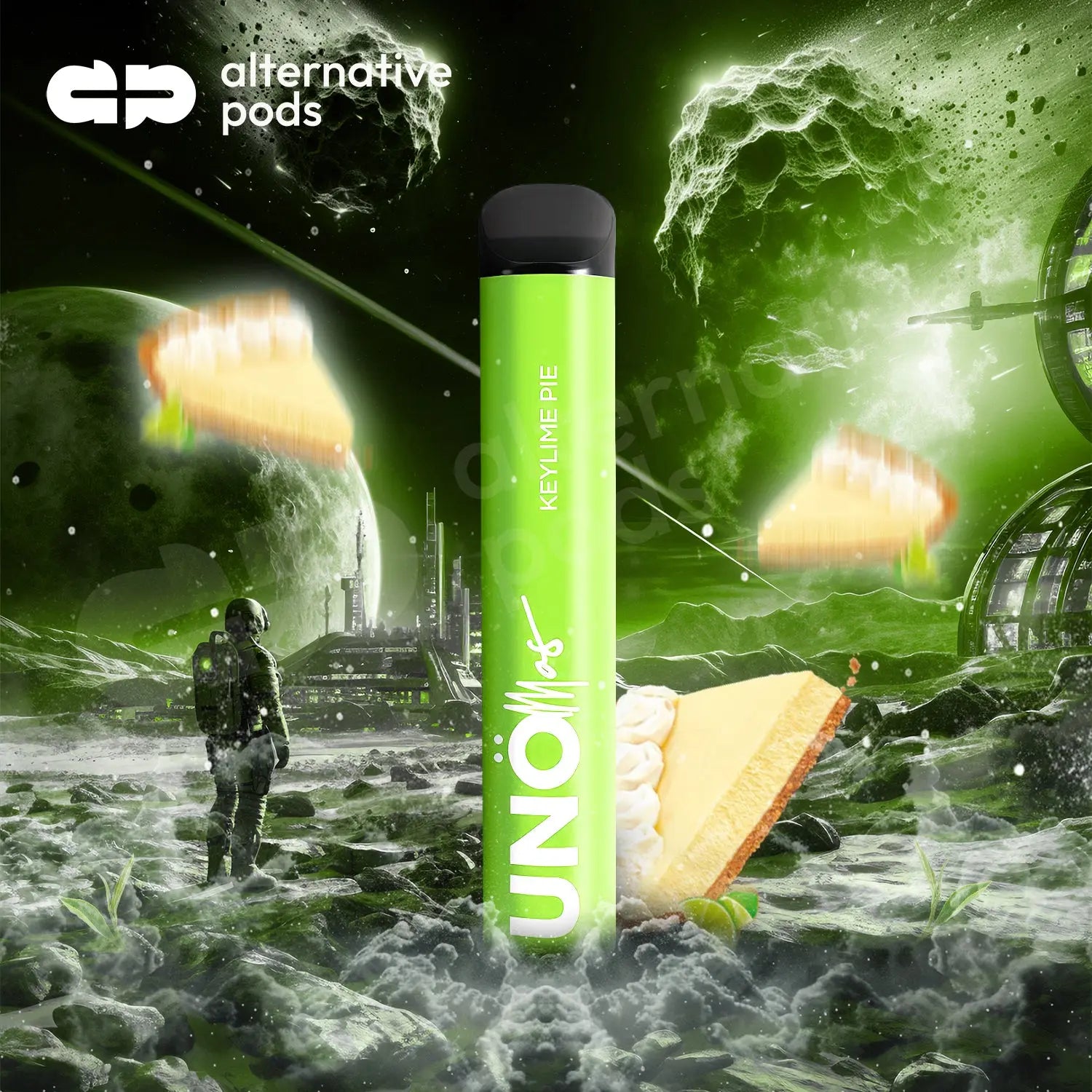 Uno Mas Disposable Vape - Keylime Pie 